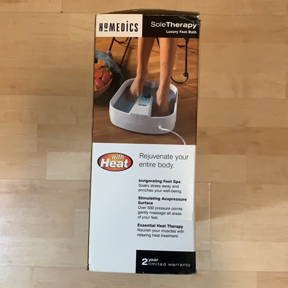 Homedics Sole Therapy Luxury Foot Bath With Heat - Picture 4 of 6